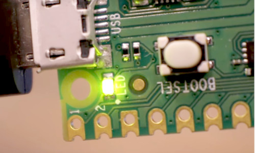 Raspberry Pi Pico startting